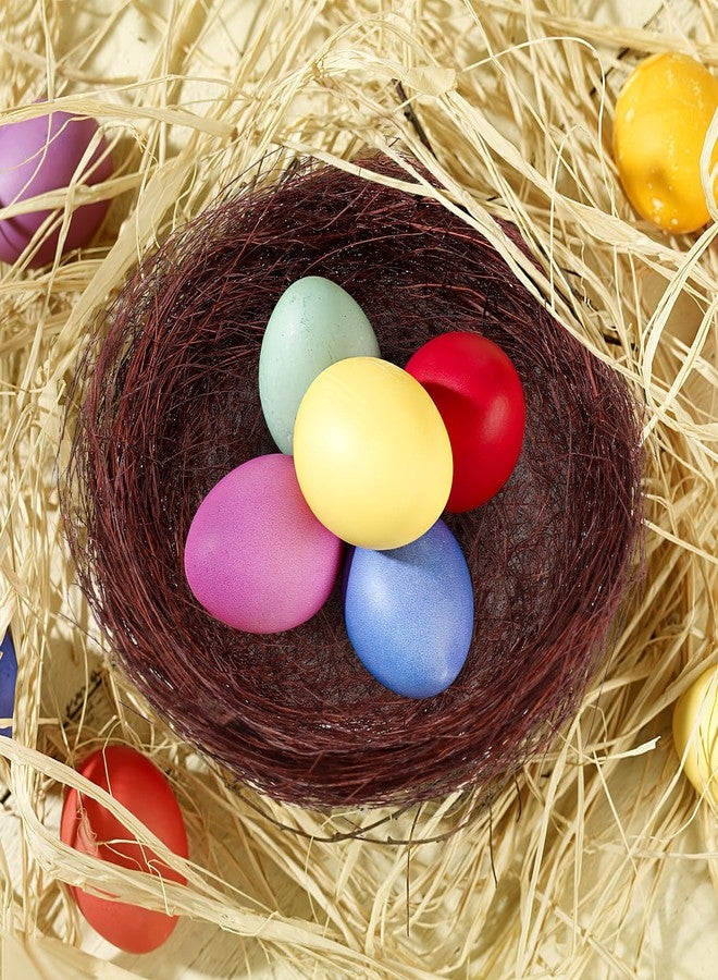 Hemoton 10Pcs 5.5'' Artificial Bird Nest, Easter Bird Nest Decorating Kit for Crafts, Natural Rattan Crafts, Easter, Party, Wedding, Patio Garden - Image 3