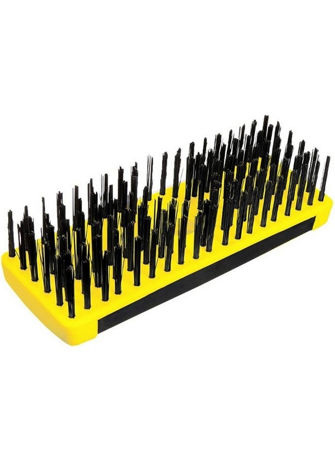 Allway Soft Grip Heavy Duty Carbon Steel Wire Brush Black and Yellow 20.3 x 6.3 x 5.08 cm SB619 - Image 3