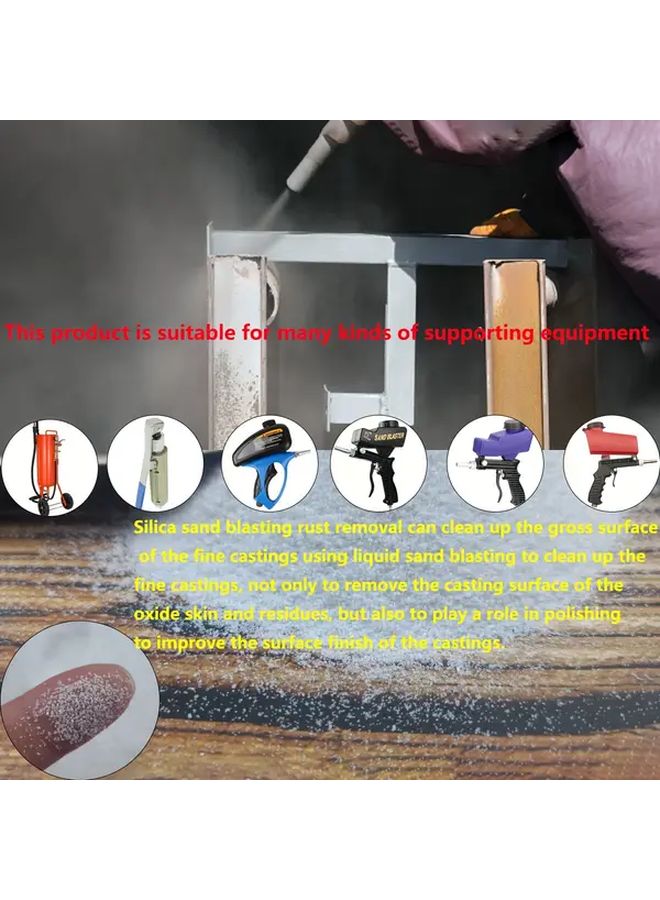 Premium Silica Sand For Sandblasting 350g Ideal For Cabinets Guns Equipment - Image 4
