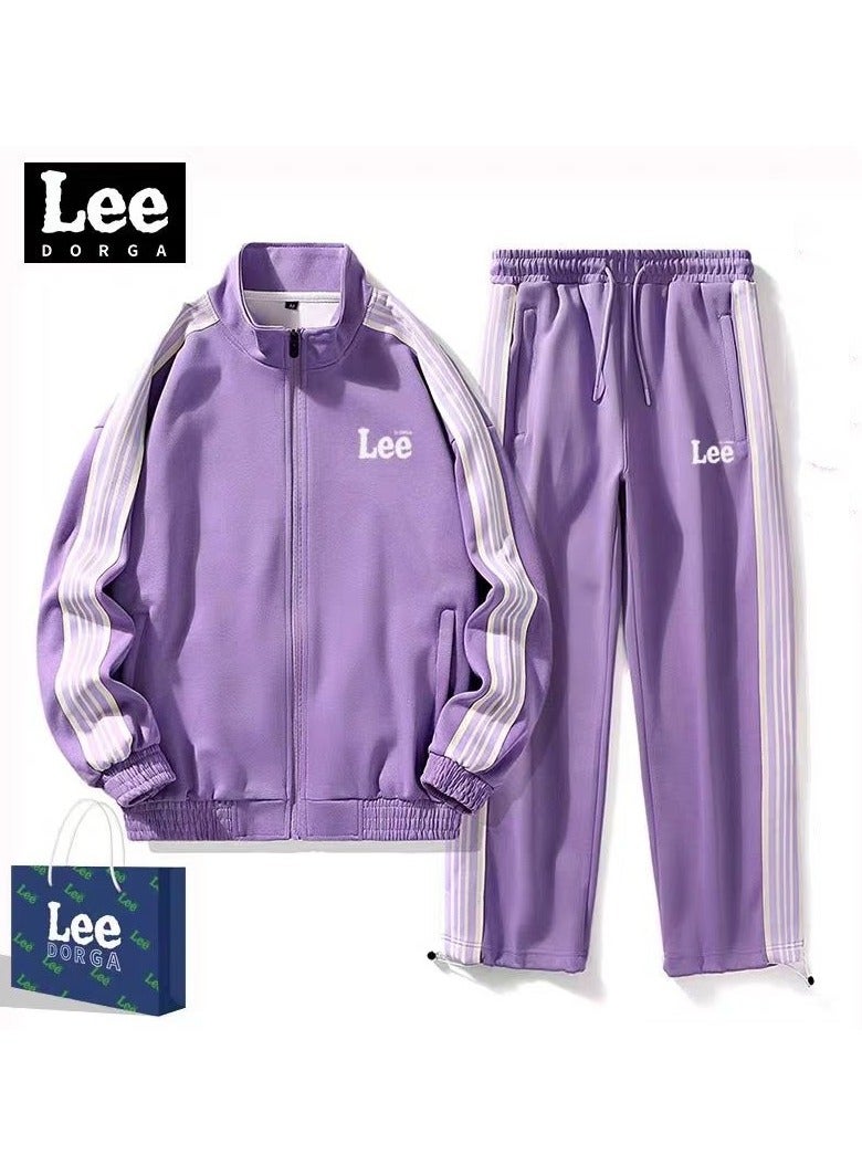 LEE Leisure Sports Suit Sweatshirt And Pants Two-piece Set  - Image 1