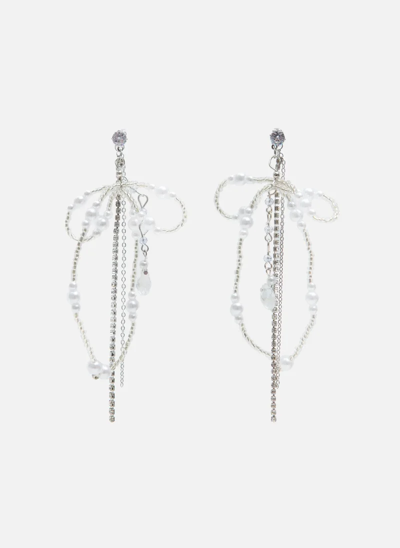 Lichi  Combined beaded stud earrings for Women | Best Price UAE