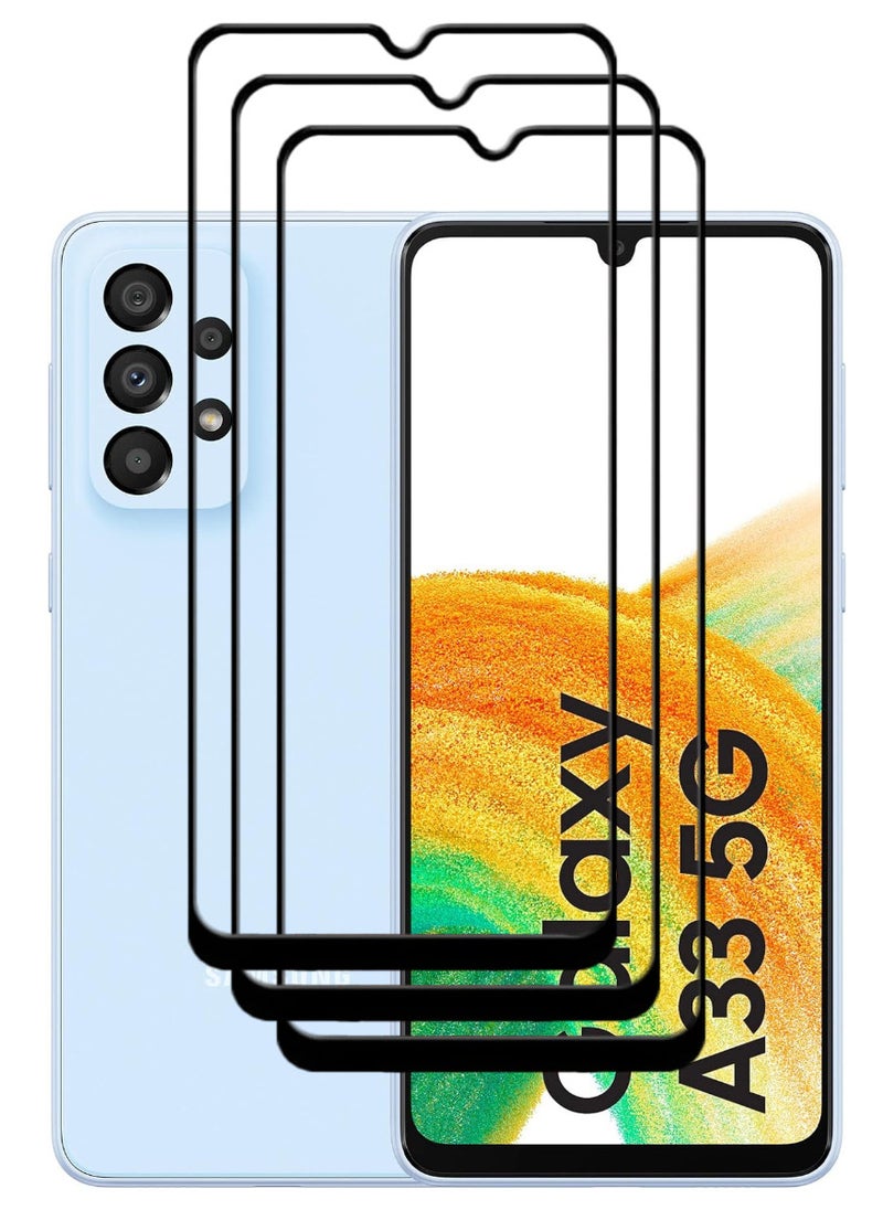 ACLIX 3 Pieces Antistatic ESD Dustproof Premium Quality High Definition Tempered Glass Screen Protector Designed For Samsung Galaxy A335G - Image 1