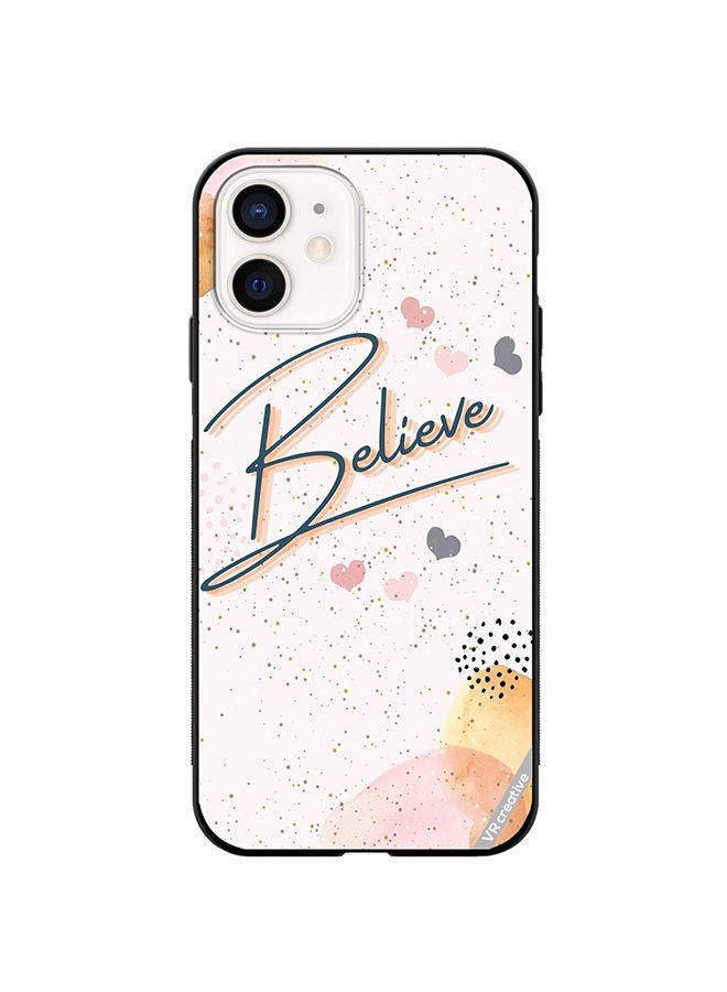 VR CREATIVE Protective Case Cover For Apple iPhone 12 Belive Design Multicolour - Image 1