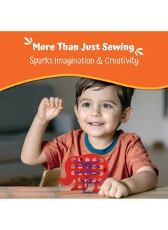 Skillofun , Wooden Elephant Lacing Toy, Developed For Montessori Schools, Enhance Fine Motor Skills, Hand-Eye Coordination, Screen-Free, Encourage Creativity, Storytelling, & Imagination  - Image 5