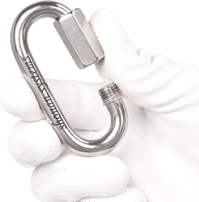 Shonan.Systems SHONAN Heavy Duty Marine Chain Quick Links, Stainless Steel Chain Connectors, Corrosion Resistant Locking Carabiners - Image 4