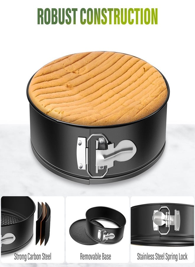 Vakoo Springform Pan - Nonstick, Leakproof Cheesecake Pan for Baking, Easy Release, No Parchment Paper Needed, 9 Inch - Image 2