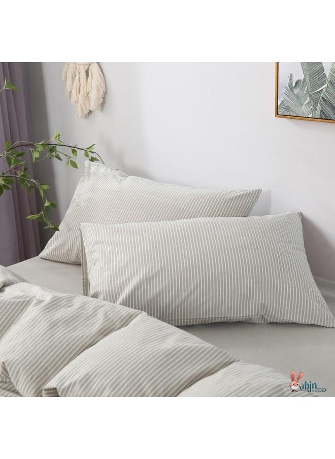 Generic - Extra Large Pillowcase Large 60x 90 Extra Large Widened Cushion Cover Pair For Adults Simple Pure Cotton-Color:The Latex Pillow Should Be Thickened. For Other Sizes, Please Contact Customer Service To Place An Order-Specifications:43cmx63cm - Image 1