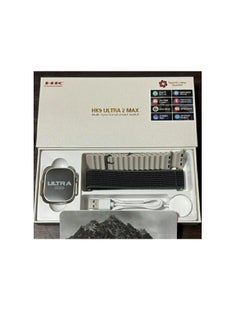 HK HK9 Ultra 2 Max SmartWatch - Super Amoled - 49mm - With 2 Straps (silicone and cloth ) - (Grey)  - Image 3