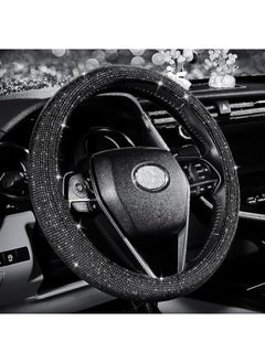 Steering wheel cover studded with decorative accessories, black - pzsku/ZEB38B898BCD4906593B3Z/45/_/1730637436/d4745c15-1844-4d35-affa-486574c53ce4