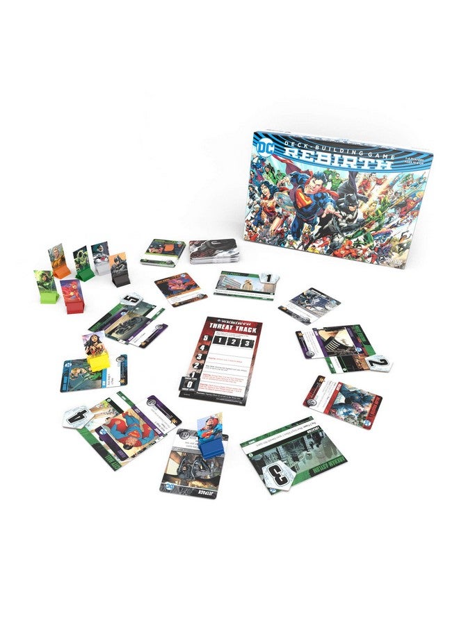 CRYPTOZOIC ENTERTAINMENT DC Deck Building Game: Rebirth - Multiple Campaign Scenarious with Unique Gameplay and Cards - Features Iconic DC Universe Location - Compatible with Other DC Deck-Building Game Series - Image 2