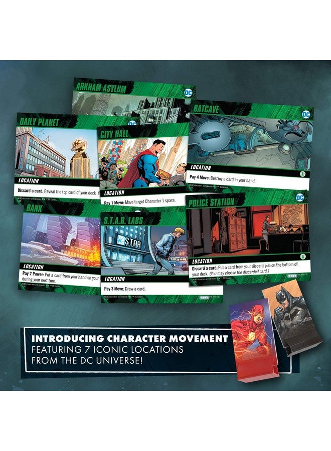 CRYPTOZOIC ENTERTAINMENT DC Deck Building Game: Rebirth - Multiple Campaign Scenarious with Unique Gameplay and Cards - Features Iconic DC Universe Location - Compatible with Other DC Deck-Building Game Series - Image 5