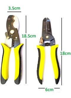 Inditrust Inditrust 7inch Multi Pliers Wire Stripper Electrician Wire Cutter Plier Crimping Nipper Hand Tools With Wire Stripper Wire Cutter Pack of 2 Wire Cutter  - Image 3