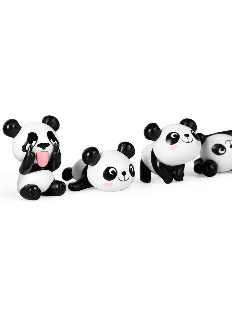 Bukela 8 Pieces Of Mini Panda Car Interior Decoration, Long-lasting Fragrance, Creative Car Interior Decoration - Image 5