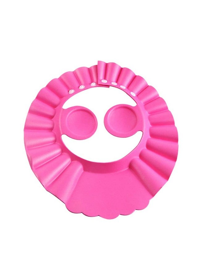 DAVALBA Baby Shower Cap, Shower Cap for Kids 0-9 Years, Adjustable Silicone Crown with Eye & Ear Protection, Waterproof Bathing Hat for Washing Hair (Pack of 2) - Image 2