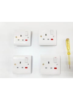 TRY 13A FUES SOCKET TRY Pack for 5 with tester  - Image 2