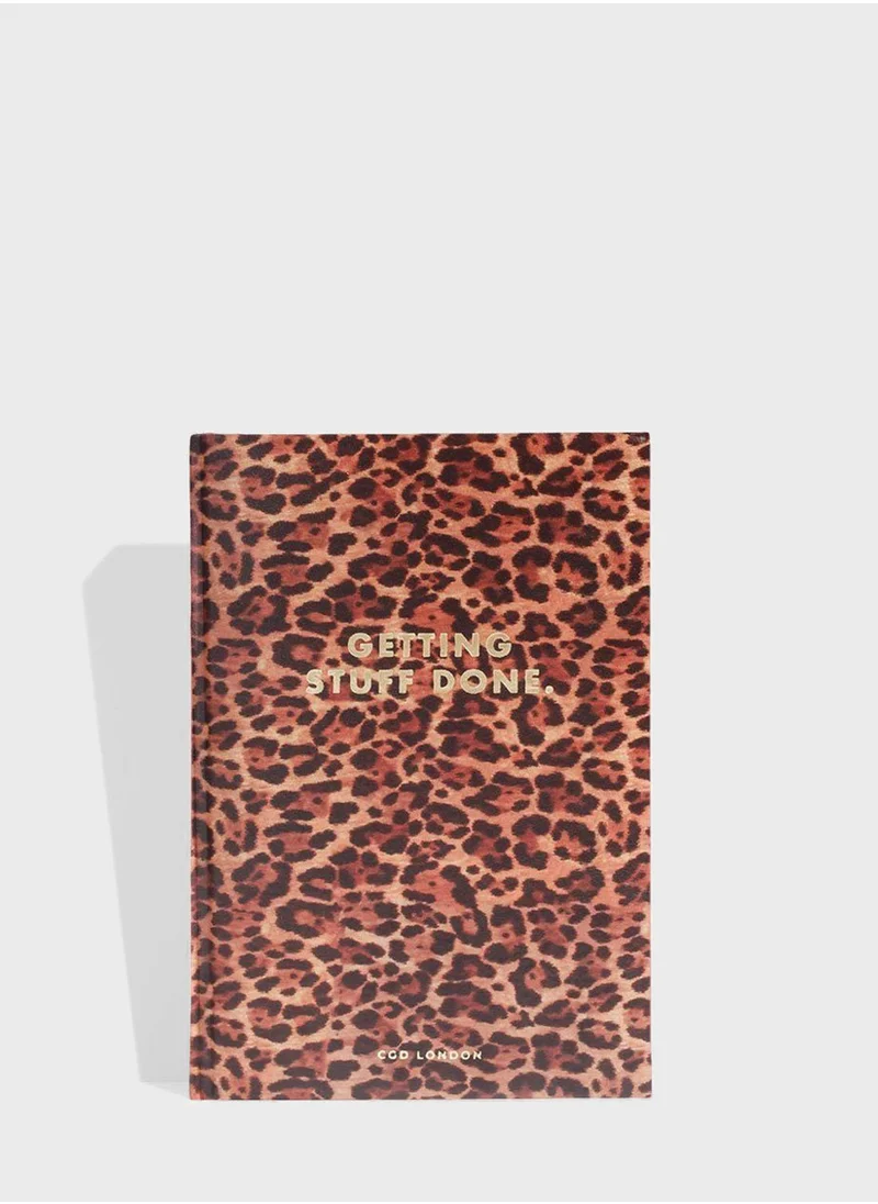 Career Girl London Getting Stuff Done Planner - Leopard
