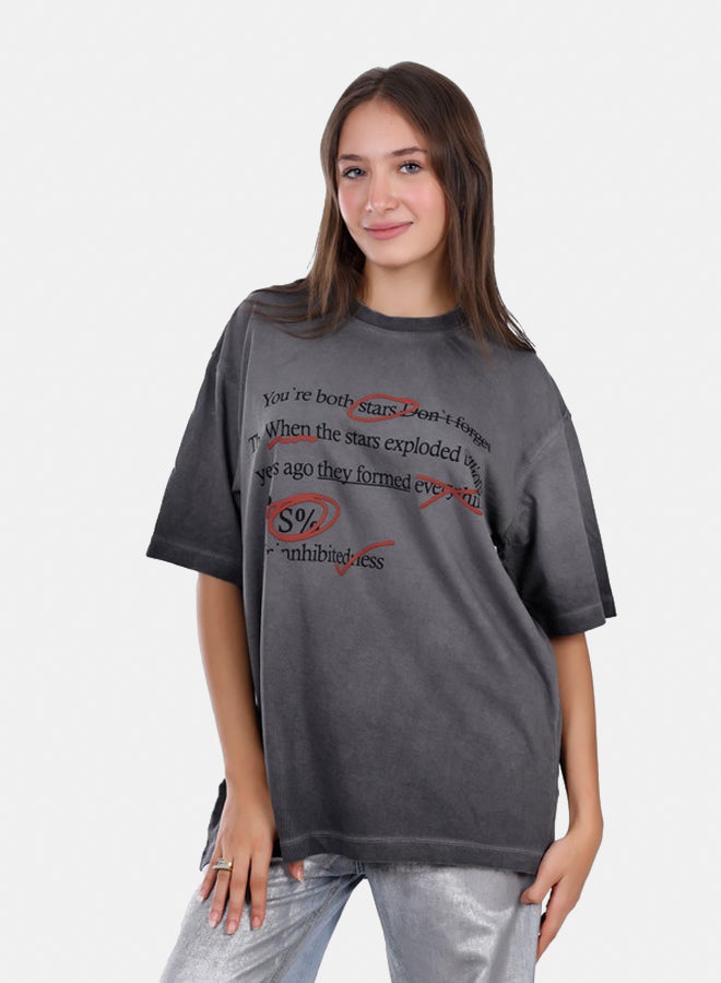 WHITE RABBIT Slip On Oversized Cotton T-Shirt  - Image 1