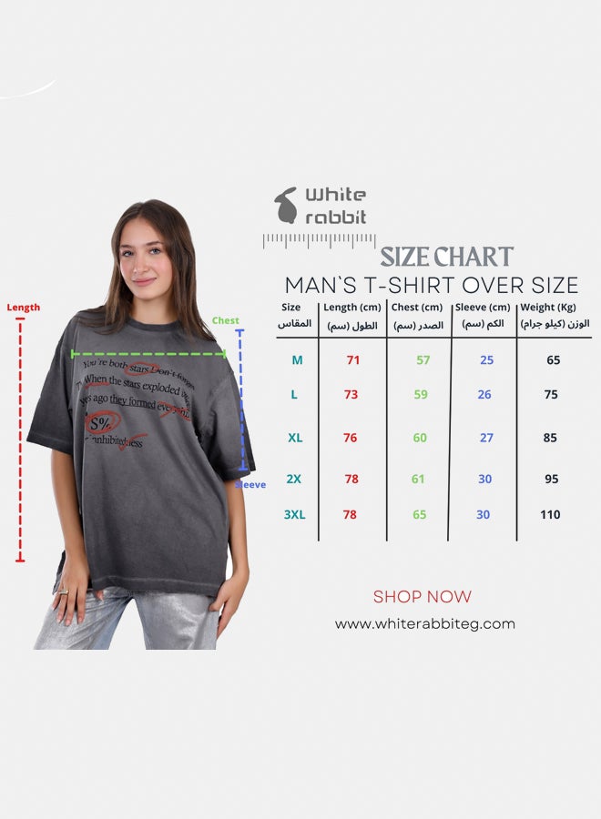 WHITE RABBIT Slip On Oversized Cotton T-Shirt  - Image 5