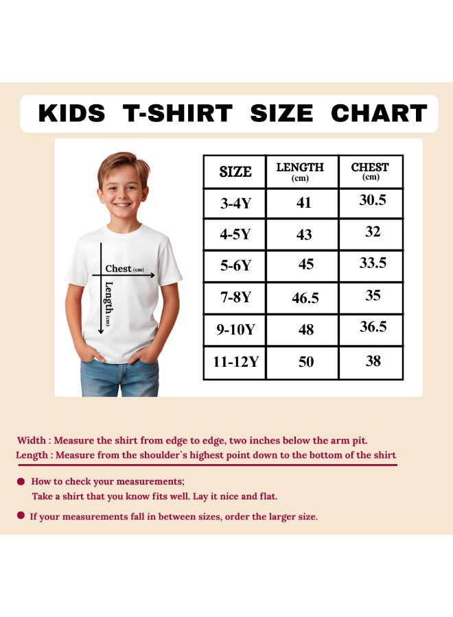 UAE  Celebrating National Day Printed Kids Round Neck T-Shirt for Boys - Image 2
