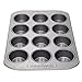Farberware Nonstick Bakeware 12-Cup Muffin Pan, Gray - Image 2