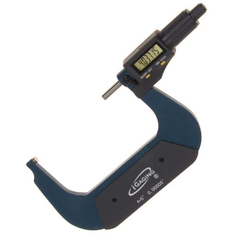 iGaging Digital Micrometer w Data Output 4-5"/0.00005"/0.001mm - Image 1