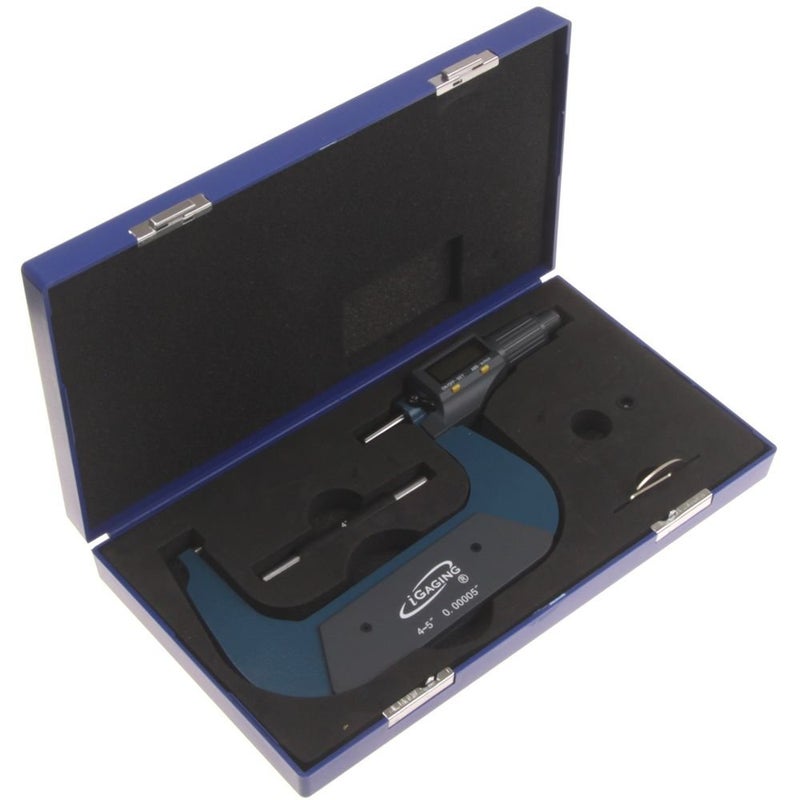 iGaging Digital Micrometer w Data Output 4-5"/0.00005"/0.001mm - Image 2