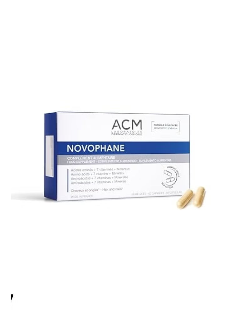 أيه سي أم اي سي ام نوفوفان فيتامينات للشعر 60 كبسولة - Image 1