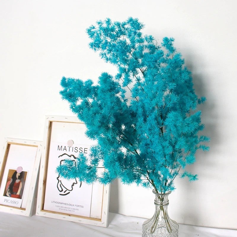 Bluejw Handmade Dried Asparagus Fern Myriocladus Yunnan Ming Fern - Preserved Christmas Thanksgiving Ornament, Natural Dried Plants Decor - Image 3