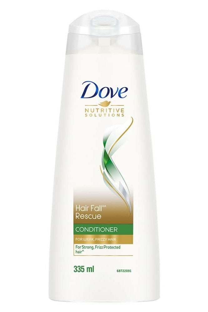 Dove Hair fall^ Rescue 1-min Conditioner with Bio-Protein Care and Amino Protein for weak and breakage prone hair 335ml,for upto 72 hours* of effortlessly detangled, stronger hair - Image 1