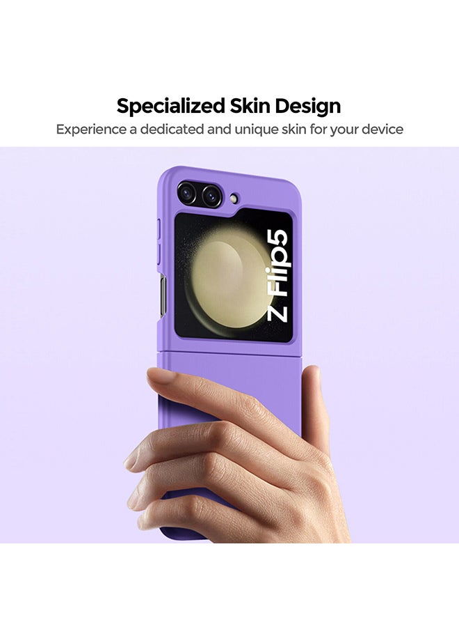 O Ozone حافظة لهاتف سامسونج جالكسي زد فليب 5، غطاء حماية خفيف الوزن من مادة البولي كربونات الصلبة غير اللامعة لهاتف زد فليب 5 5G - أخضر - Image 4