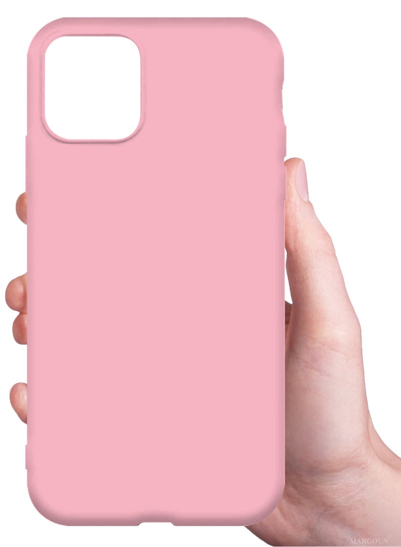 CATANES Soft Silky Silicone Case Cover for Apple iPhone 11 Pro - Full Body Protection - Pink - Image 3