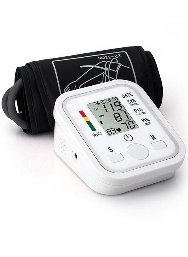 Arabest Portable Blood Pressure Monitor Household Sphygmomanometer Arm Band Type Digital Electronic Tonometer - Image 1