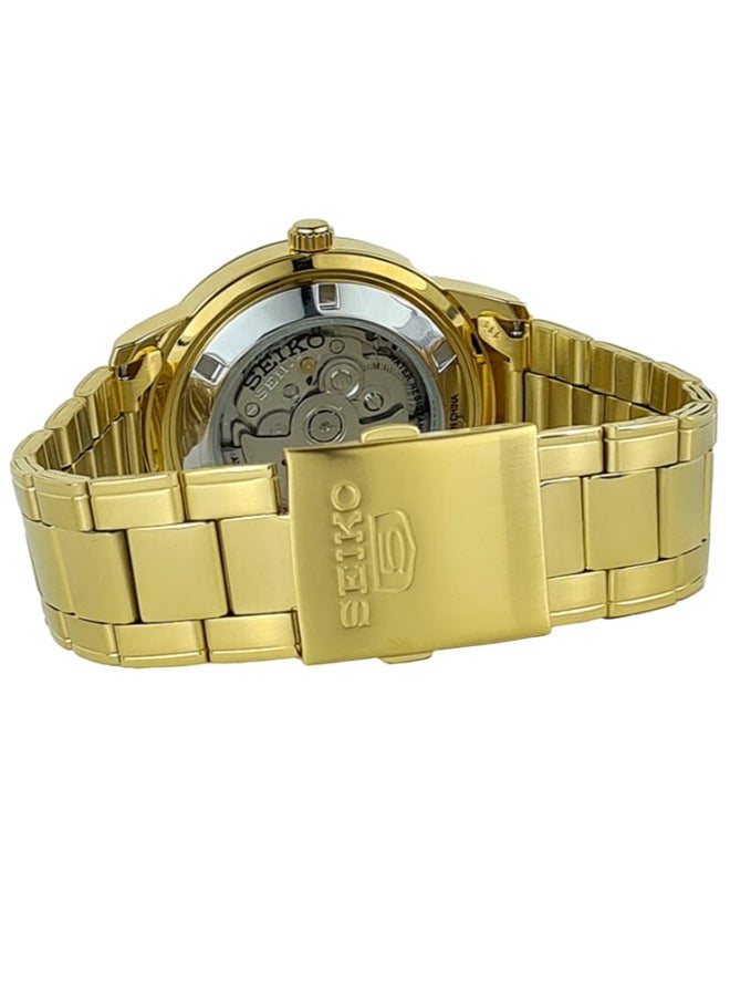 Seiko ساعة كلاسيكية 21 جوهرة 44 مم من الفولاذ المقاوم للصدأ للرجال SNKN62K1 - Image 3