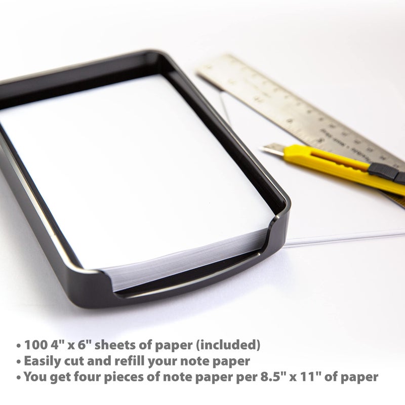 Officemate 2200 Series Executive Memo Holder, Black (22362) - Image 4