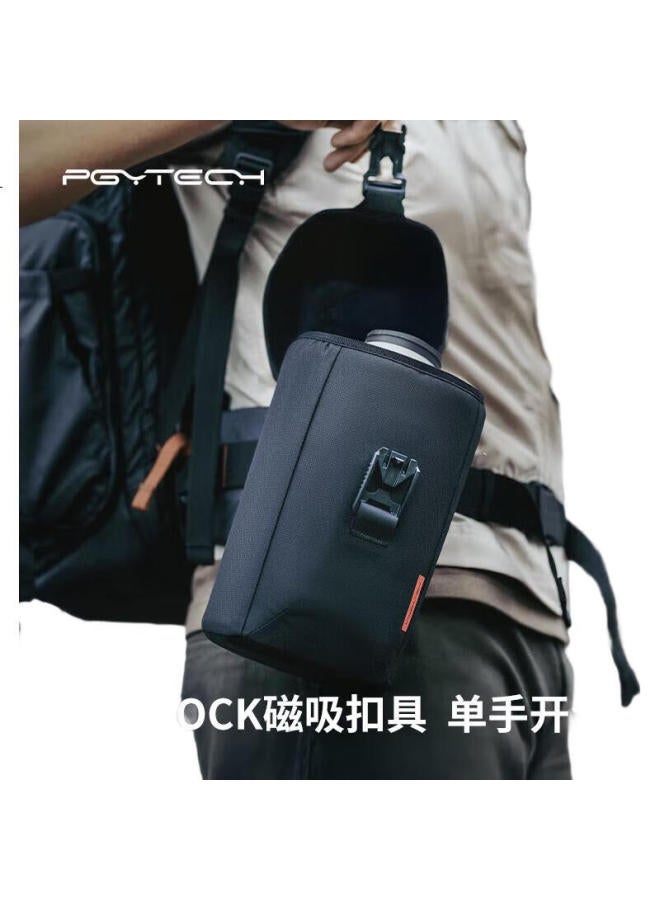 PGYTECH Pgytech Lens Bag, Camera Lens Case, Storage Bag, Dandelion Lens Tube, Telephoto Lens Protective Cover, Bucket Bag, Suitable For Fuji, Canon, Nikon Lenses, Storage, Can Be Worn On Waist Or Shoulder, L Size - Image 2