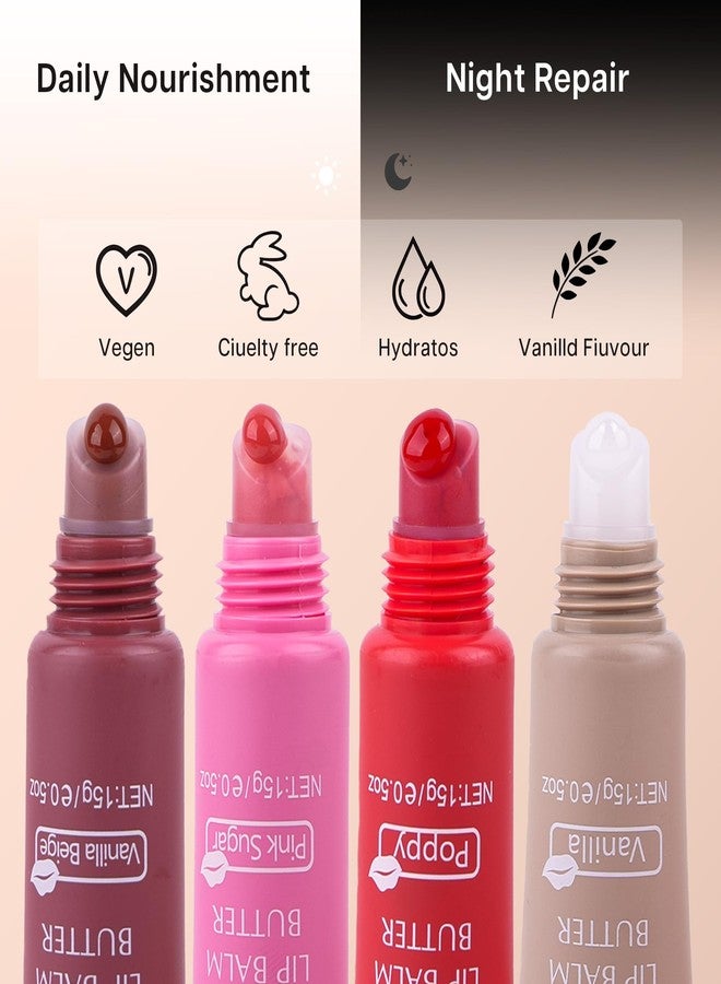 VRAIKO 2-in-1 Silky Lip Butter Balm & Lip Gloss, Hydration with Shea & Olive Oil Blend, Non-Sticky Moisture for Chapped Lips, Natural Ingredients (Vanilla - Image 4