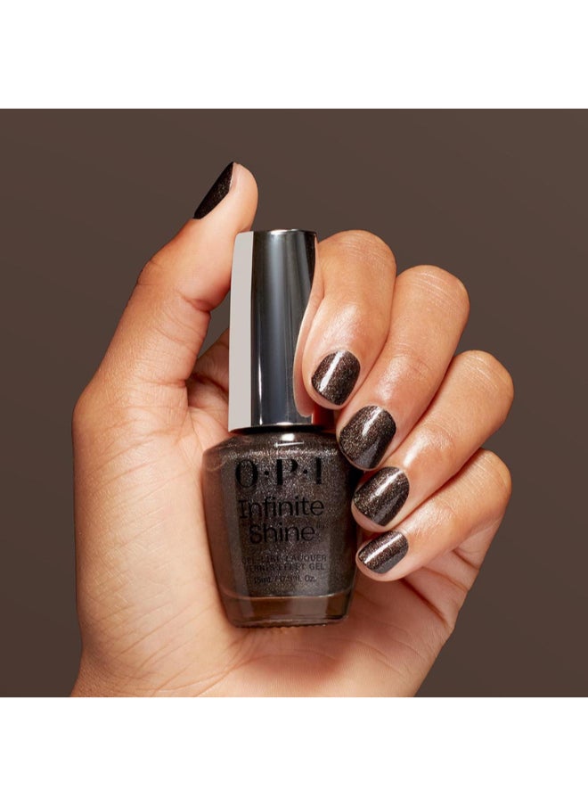OPI Infinite Shine - My Private Jet, Black Shimmer, 15Ml  - Image 5