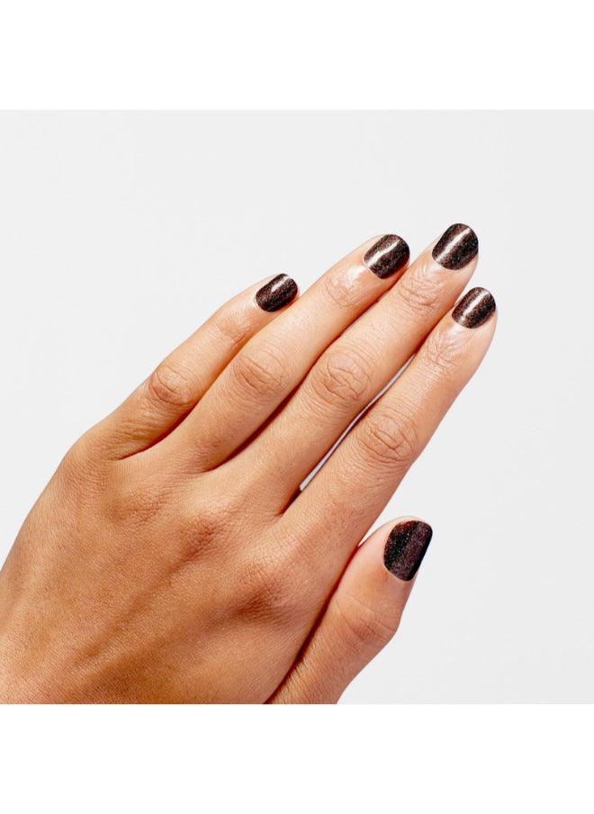 OPI Infinite Shine - My Private Jet, Black Shimmer, 15Ml  - Image 4
