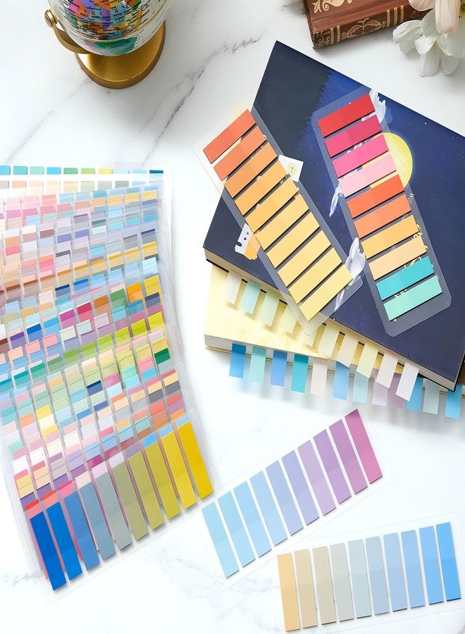 ReliThick 12000 Pcs Sticky Tabs for Books Transparent Sticky Notes with Storage Bag Multicolored Annotation Tabs Writable Page Markers Book Flags Strip for Annotating Reading Supplies Bookish Gift - Image 5