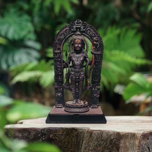 SAF paintings Ram Lalla MDF Cutout of Ram Lalla Statue in Ayodhya Mandir (2D), Idol Home Decor, Divine Gifts, Big Size Ram Lalla Statue 8 inch x 5 inch - Image 4
