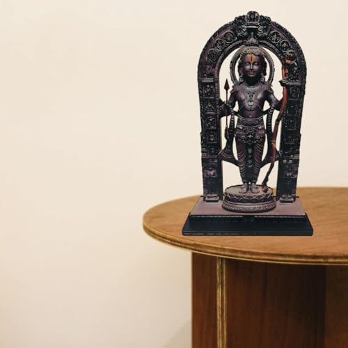SAF paintings Ram Lalla MDF Cutout of Ram Lalla Statue in Ayodhya Mandir (2D), Idol Home Decor, Divine Gifts, Big Size Ram Lalla Statue 8 inch x 5 inch - Image 2