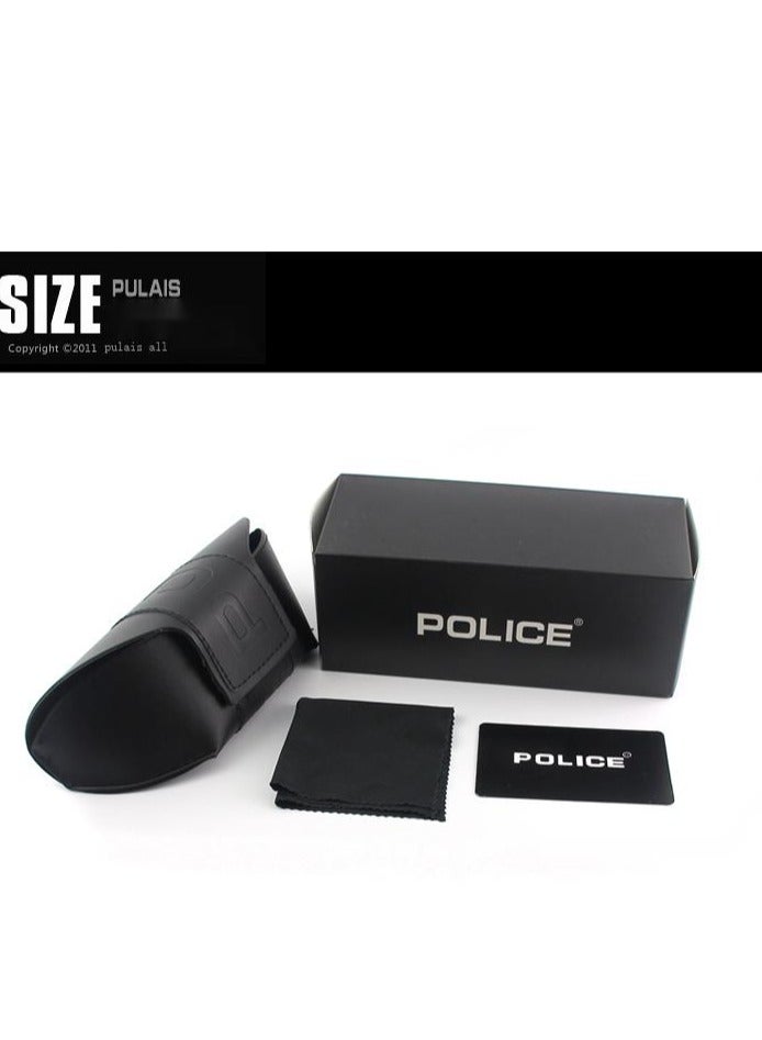 بوليس نظارات شمسية رياضية مستقطبة للرجال للرجال القيادة صيد الأسماك الجري مع حماية من الأشعة فوق البنفسجية 400 نظارات شمسية مع إطار Gunmetal مع عدسات رمادية - Image 5