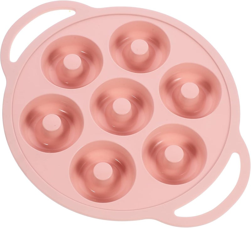 IMIKEYA Silicone Donut Baking Pan Non-stick Donut Mold Cake Making Tool Nordic Color Heat-resistant DIY Bakeware for Home Kitchen - Image 1