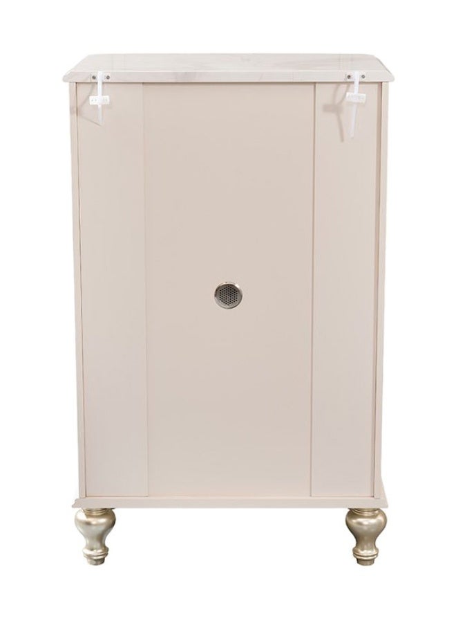DANUBE HOME Jasmine 5-Drawer Chest Cabinet Stylish And Spacious Storage For Bedroom Durable Wooden Dresser With 5 Drawers Elegant Home DÃ©cor And Organization Solution - Light Beige  - Image 1