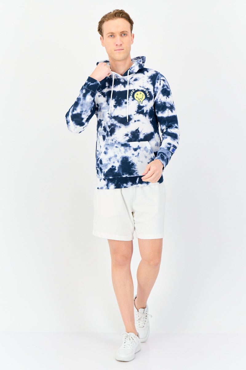 Originals by Brooklyn Cloth Men Hooded Tie Dye Long Sleeve Sweatshirts, Multicolor  - Image 2