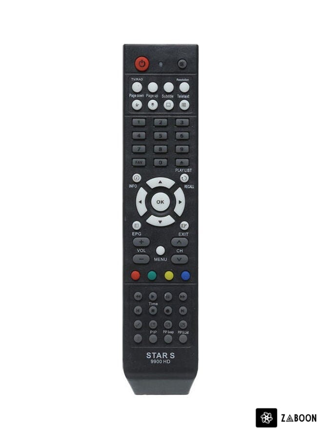 Zaboon Remote Control For Star Sat 9900 Hd Receiver Black