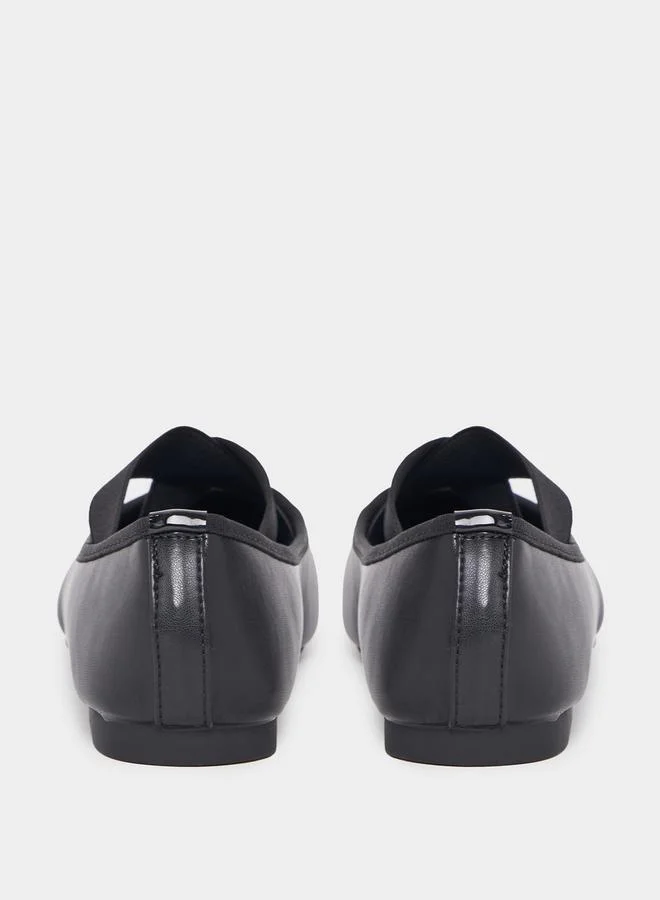 Styli Mary Jane Vintage Square Toe Ballerina Shoes