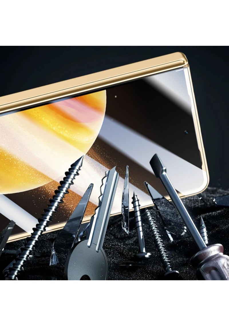 حافظة هاتف هونر ماجيك V3، واقي شاشة مدمج، حماية للكاميرا والمفصلة، حامل مبتكر، حافظة هاتف جلدية مقاومة للسقوط (أسود، لماجيك V3) - Image 3