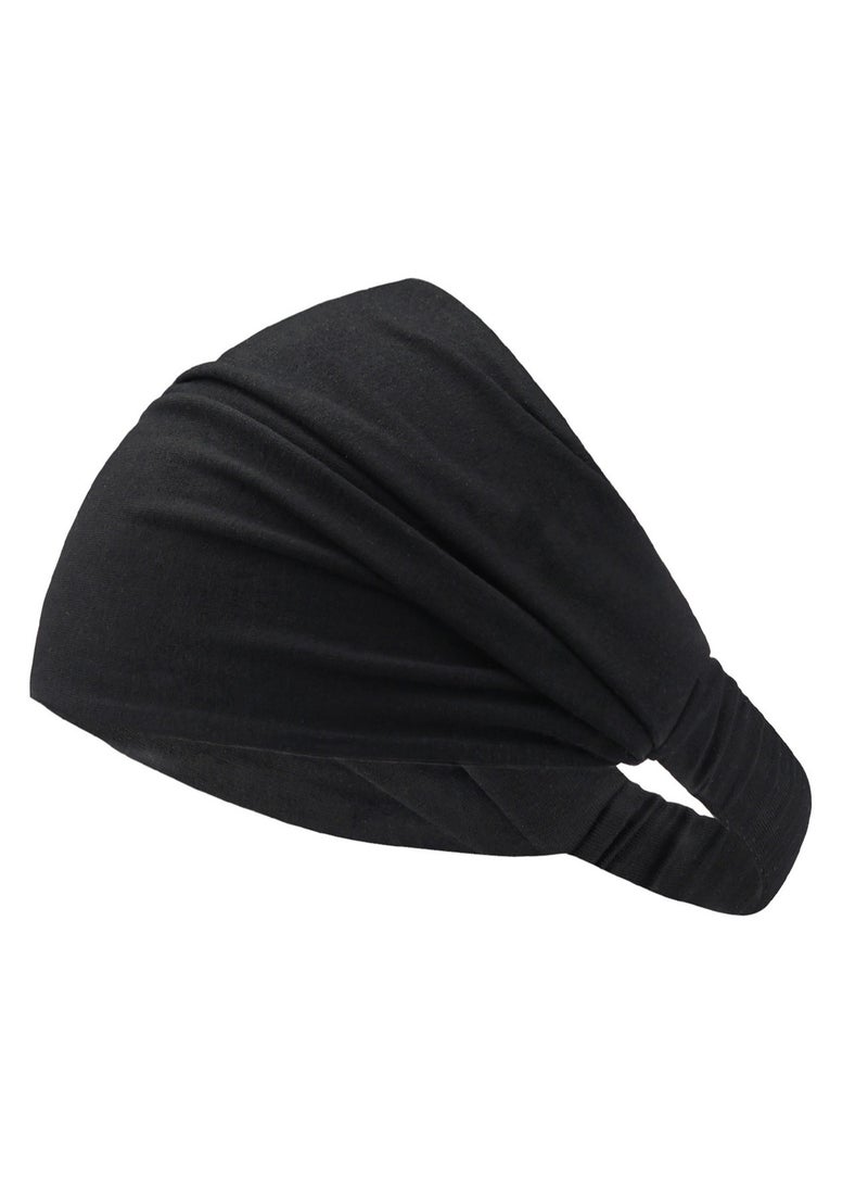 Women Hijab Head Cover Sport Undercap Women Anti-Slip Sweat-Absorbent Wide Brim Turban Hat  Wear Women Abaya Accessories  - Image 5