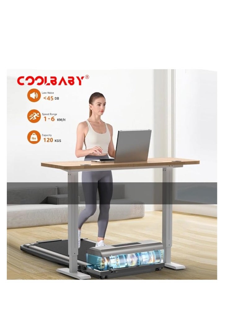 Cool Baby Style COOLBABY Walking Pad Walking Treadmill LED Display Space Saving Home treadmill Easy to Move  - Image 3